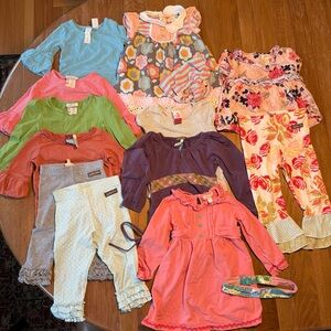 Matilda Jane Vintage Lot Dresses Shirts Pants 12 Months Serendipity